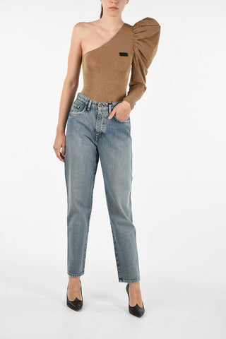 delave effect regular fit jeans