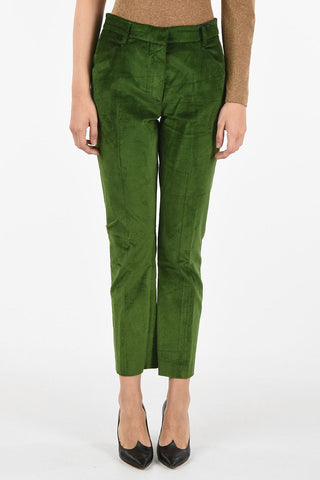 velvet capri GOLD pants