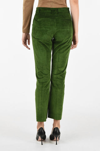 velvet capri GOLD pants