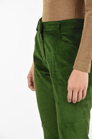 velvet capri GOLD pants