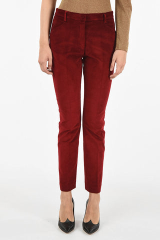 velvet capri GOLD pants
