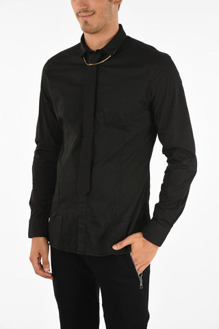 Camicia Con Cravatta e Collana