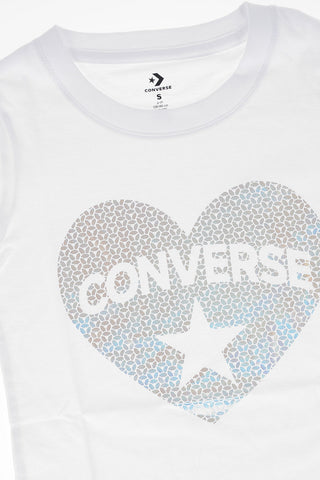 하트 프린트 티셔츠