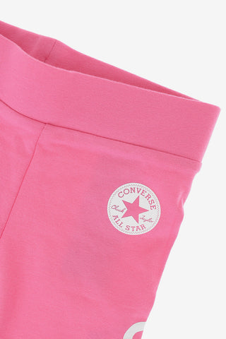 Stretch Cotton Printed Leggings