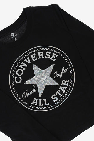 T-Shirt mit Pailletten