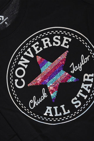 T-Shirt mit Pailletten