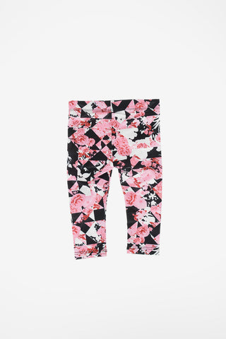 Set Due Pezzi T-shirt e Leggings a Fiori