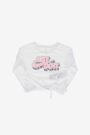 Bedrucktes T-Shirt mit Schleife