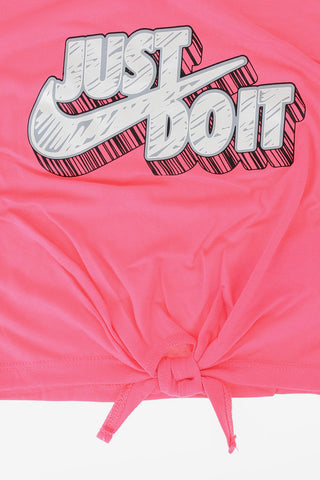 Printed T-shirt with Bow