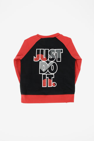 Bedrucktes Rundhals-Sweatshirt