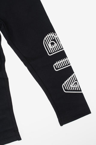 Stretch Cotton Printed Leggings