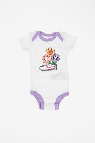 Sport Printed Romper Suit Shoes and Bib