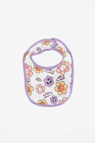 Sport Printed Romper Suit Shoes and Bib