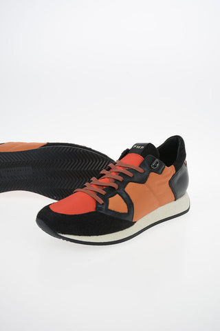 Sneakers MONACO in Pelle e Tessuto