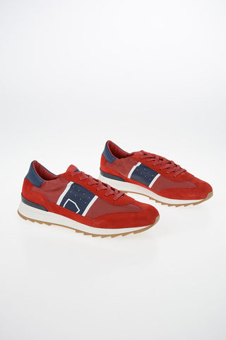 Fabric and Leather TOUJOURS Sneakers