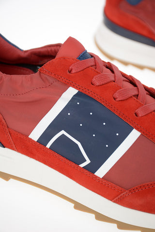 Fabric and Leather TOUJOURS Sneakers