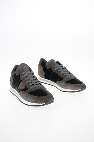 Leather and Chenille TROPEZ Sneakers
