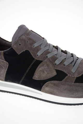 Leather and Chenille TROPEZ Sneakers