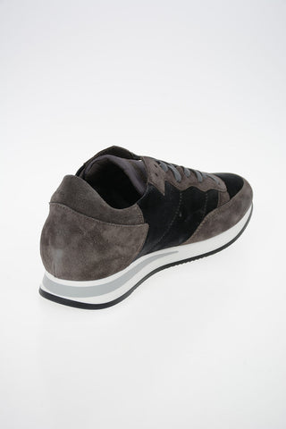 Leather and Chenille TROPEZ Sneakers