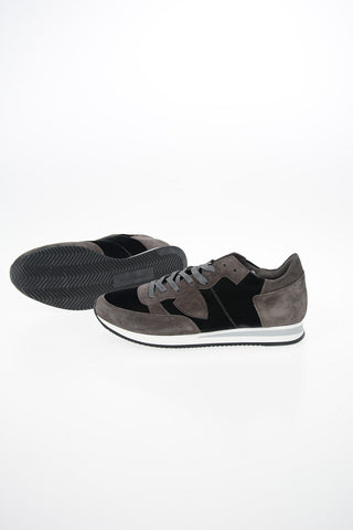 Leather and Chenille TROPEZ Sneakers