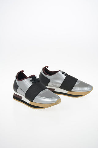 Sneakers PRETTY in Pelle Laminata
