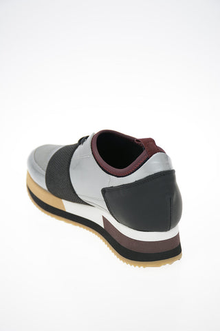 Sneakers PRETTY in Pelle Laminata