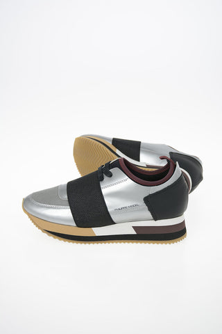 Sneakers PRETTY in Pelle Laminata