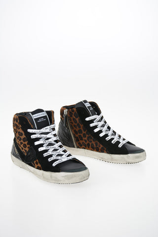 Leopard Printed PARIS Sneakers