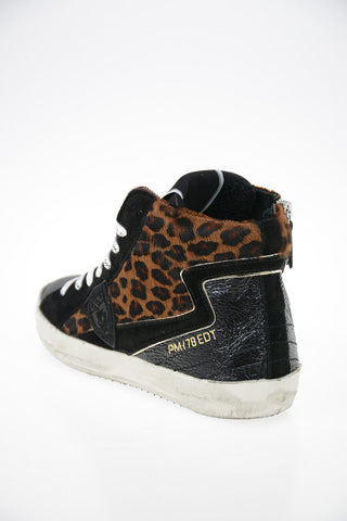 Leopard Printed PARIS Sneakers