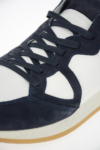 Sneakers MONACO VINTAGE in Pelle e Tessuto