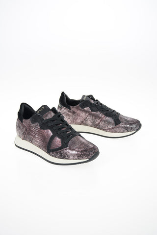 Leather Vintage Effect MONACO Sneakers