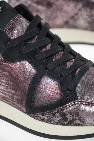 Leather Vintage Effect MONACO Sneakers
