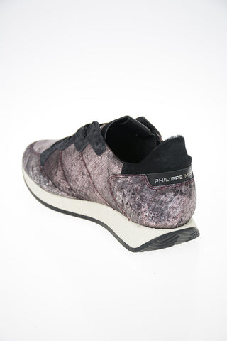 Leather Vintage Effect MONACO Sneakers