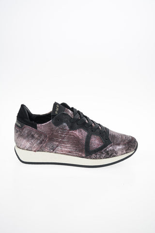 Leather Vintage Effect MONACO Sneakers