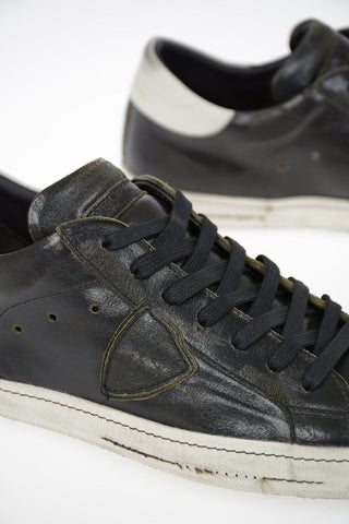 Leather Vintage Effect PARIS Sneakers