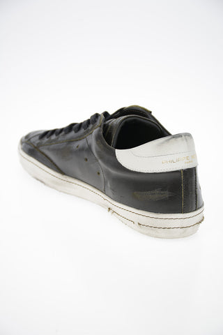 Leather Vintage Effect PARIS Sneakers