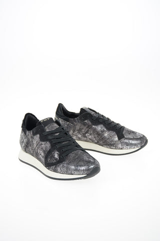 Leather Vintage Effect MONACO Sneakers