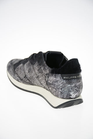 Leather Vintage Effect MONACO Sneakers