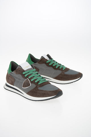 Fabric and Leather TRPX Sneakers