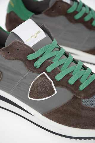 Fabric and Leather TRPX Sneakers