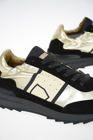 Fabric and Leather TOUJOURS Sneakers