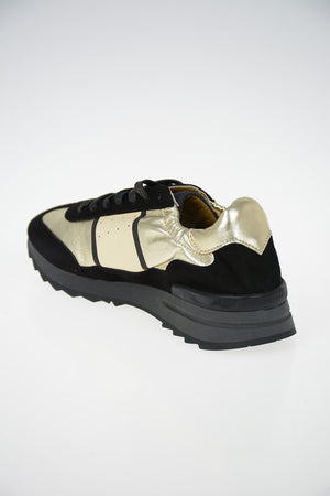 Fabric and Leather TOUJOURS Sneakers