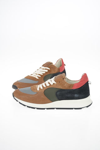 Sneakers MONTECARLO in Pelle e Tessuto