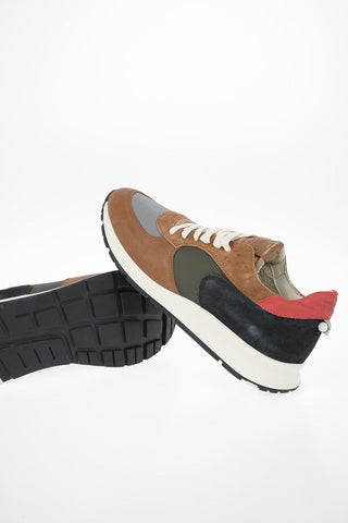 Sneakers MONTECARLO in Pelle e Tessuto