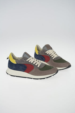 Fabric and Suede Leather MONTECARLO Sneakers