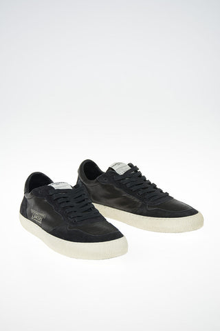 Leather Vintage Effect LAKERS Sneakers