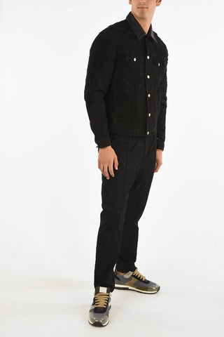 Distresssed D-HILL-L Denim Jacket