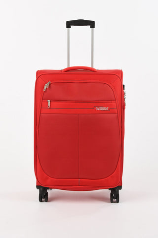 DEEP DIVE Medium Trolley 67cm 4W Expandable Red/Grey