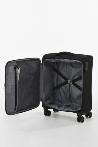 DEEP DIVE Cabin Trolley 55cm 4W Black