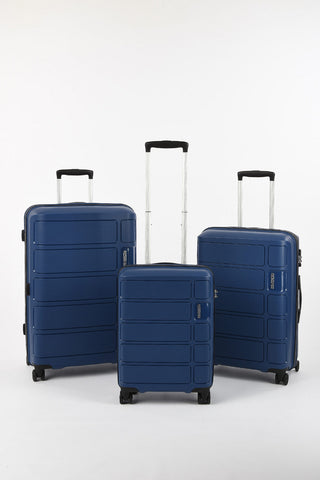 SUMMER SPLASH Set 3 Trolley 4W Midnight Blue